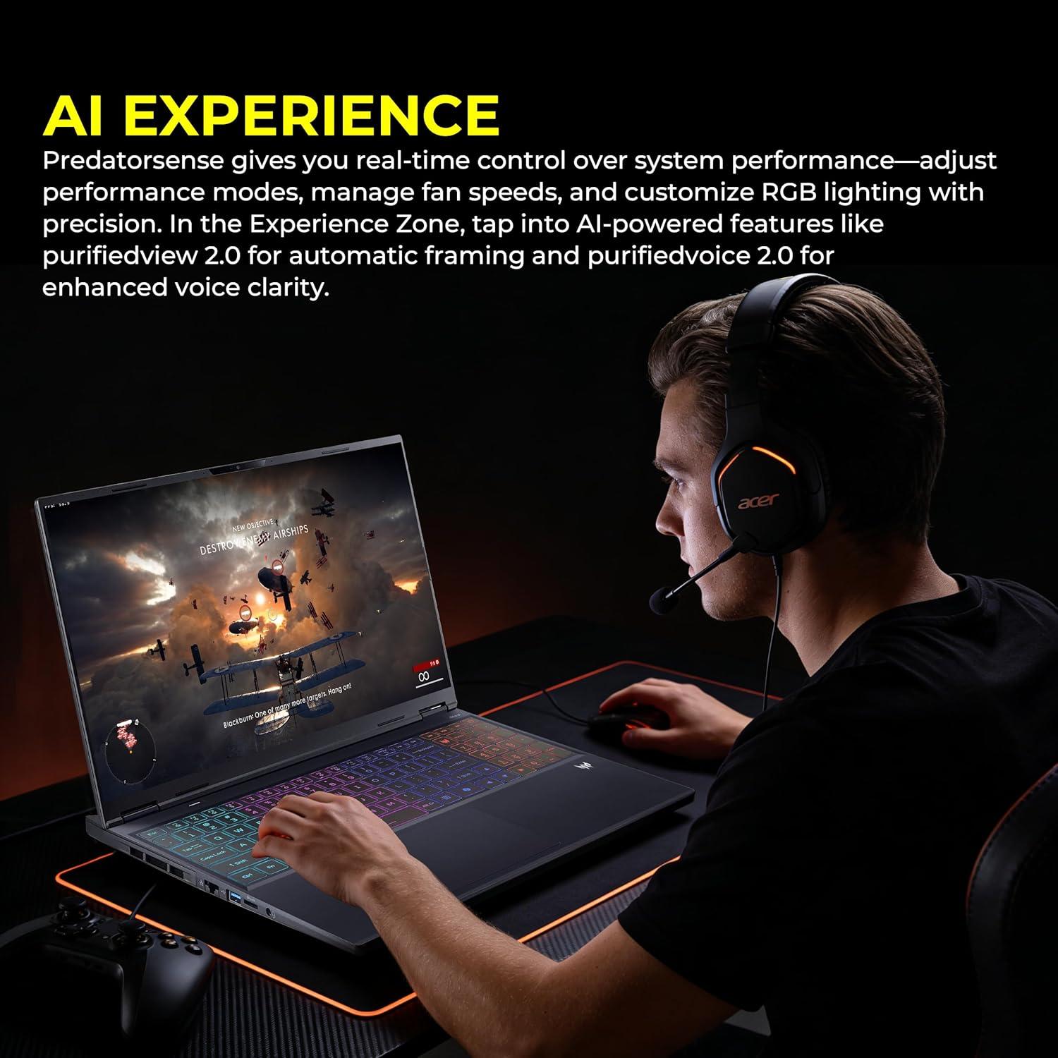 Predator Neo 16S - KI-Workstation für KI, Bottleneck-Stopper, TGP/TDP