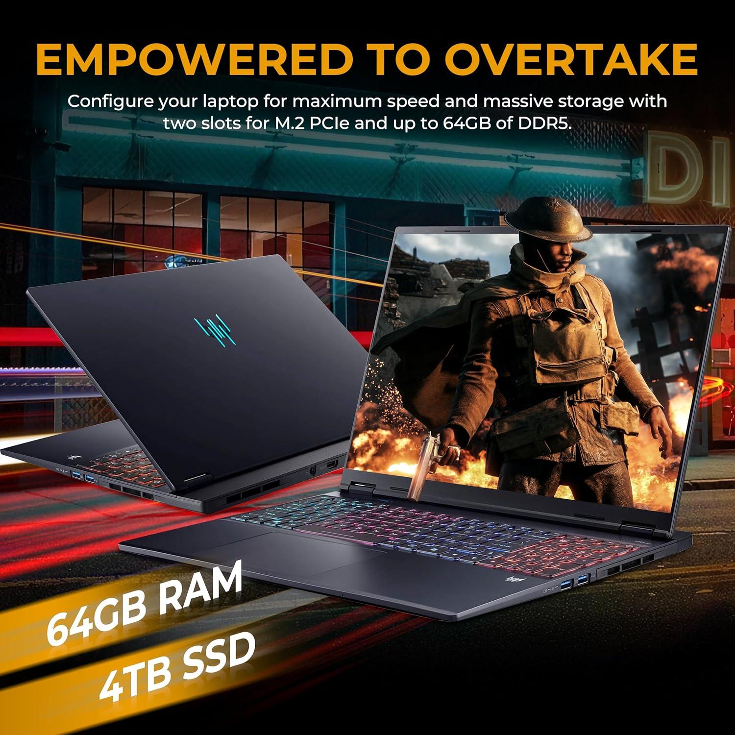 Predator Neo 16S - KI-Workstation für KI, Bottleneck-Stopper, TGP/TDP